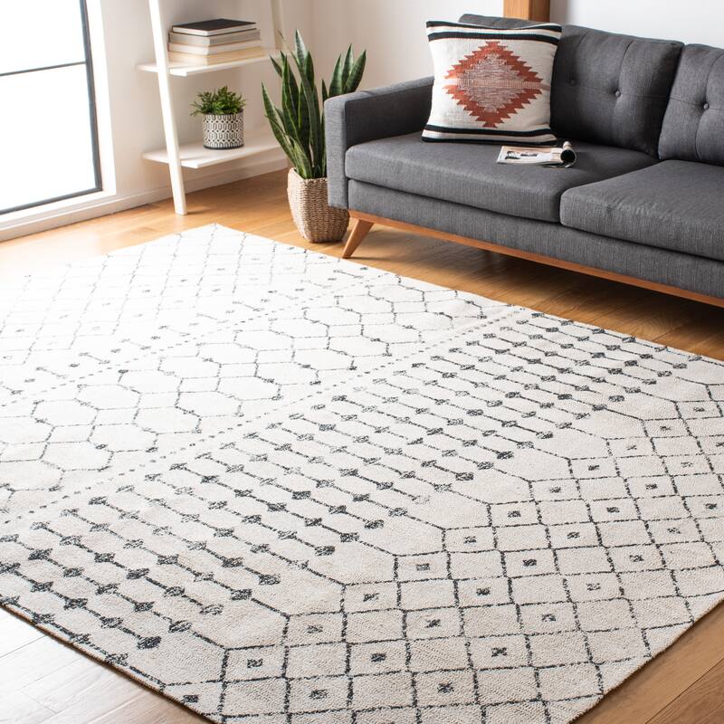 SAFAVIEH Handmade Classic Vintage Selamije Moroccan Cotton Rug