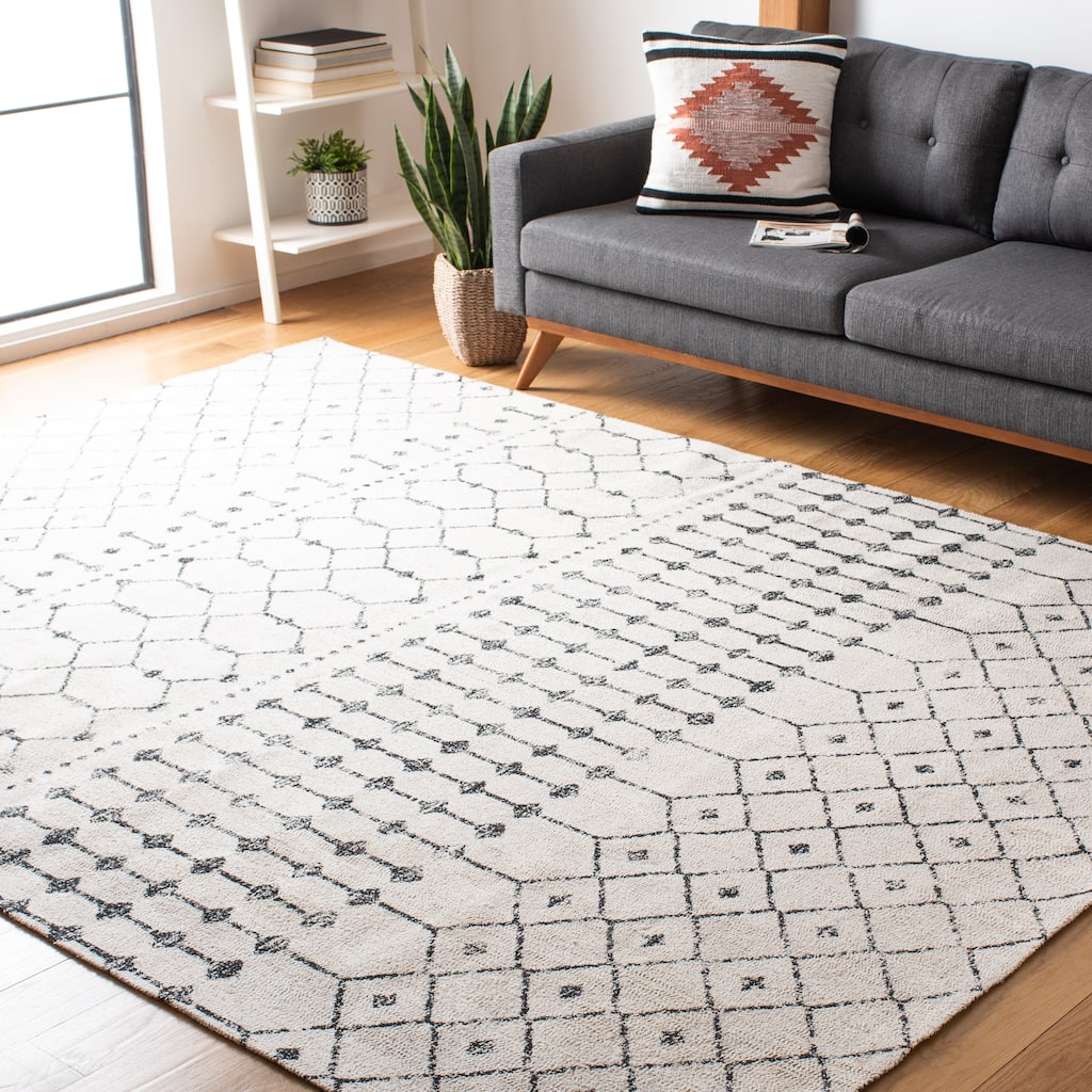 SAFAVIEH Handmade Classic Vintage Selamije Moroccan Cotton Rug