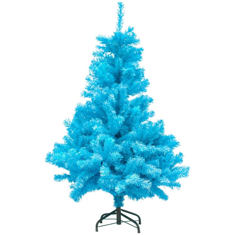 6' Cerulean Blue Pine Artificial Christmas Tree, Unlit - 6 Foot