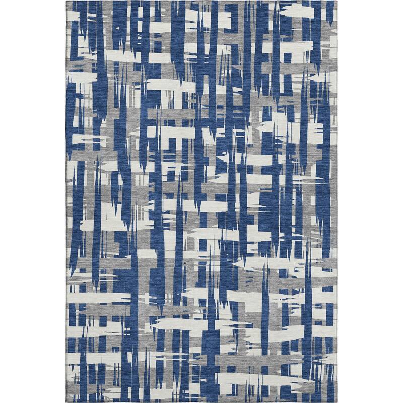 Premium Washable Super Soft Contemporary Plaid Mayfield Rug