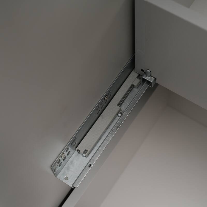 30"/60" Bathroom Vanity Set, Freestanding Bathroom Vanity Cabinet with Ceramic Sink Basin & Drawers