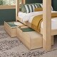 preview thumbnail 18 of 19, Mid-Century Modern Full over Full Bunk Bed with Storage Drawers