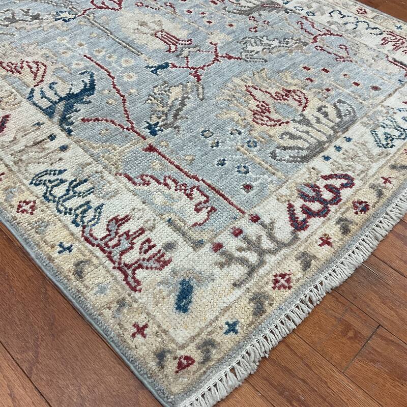HERAT ORIENTAL Handmade Khotan Wool Runner - 2'10" x 10'