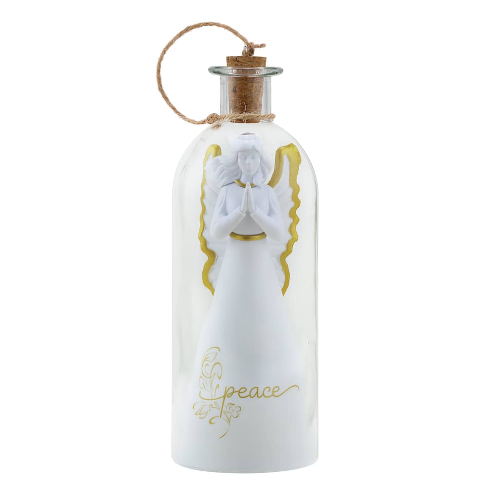 8 in. Message in a Bottle - Angel