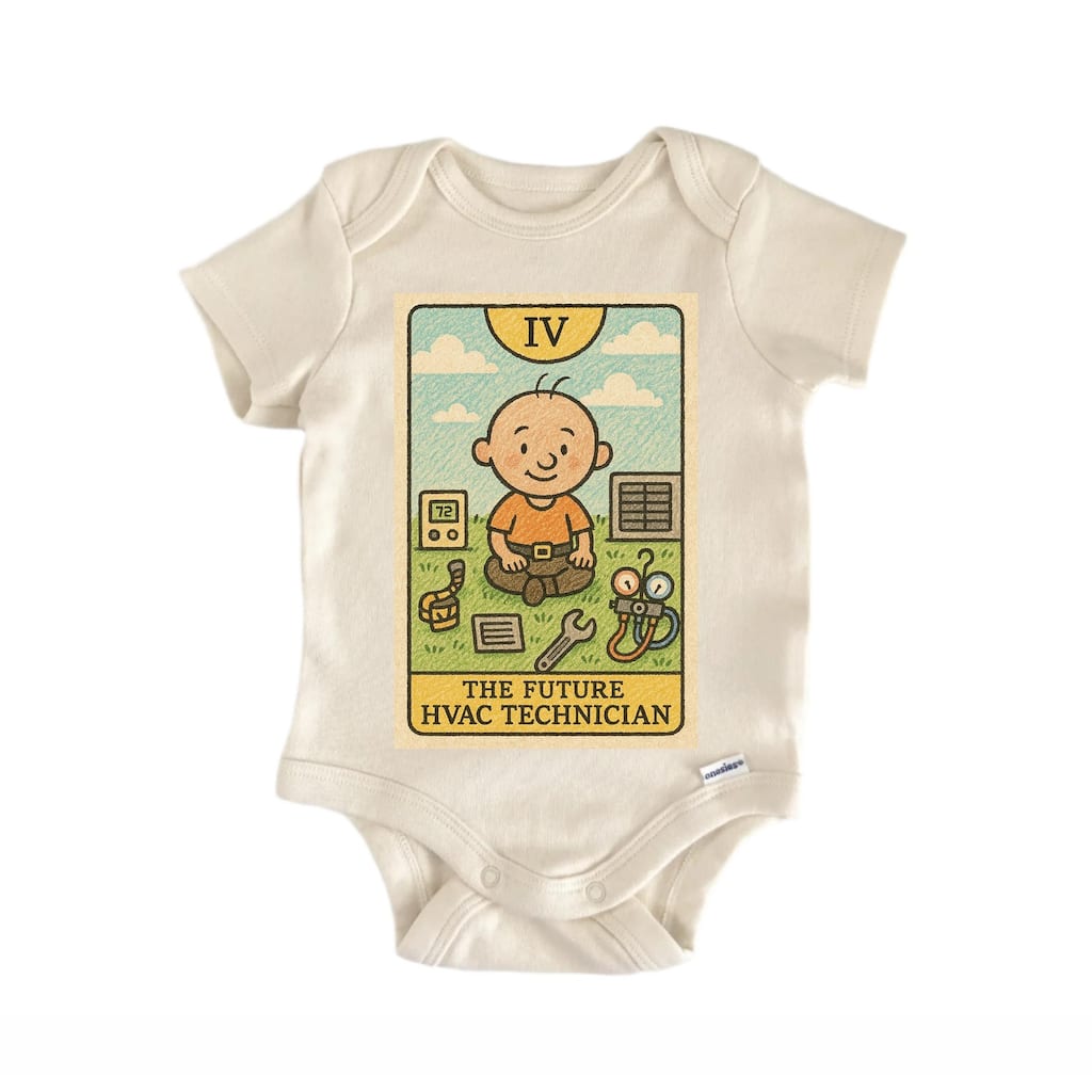 Hvac Technician Tarot - Baby Bodysuit
