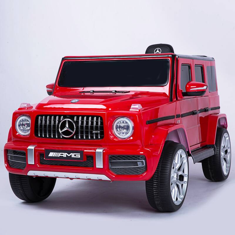 Mercedes-Benz G63 Kids Electric Ride-On Car with Parental Remote, Music Player, and Quake-Proof Wheels 鈥