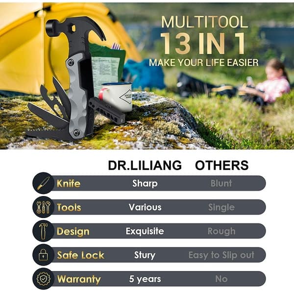 ETCBUYS Multitool Camping Accessories for Men Dad Grandpa - Bed Bath &  Beyond - 32975308