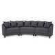 preview thumbnail 2 of 14, Covecrest Fabric Sofa by Christopher Knight Home