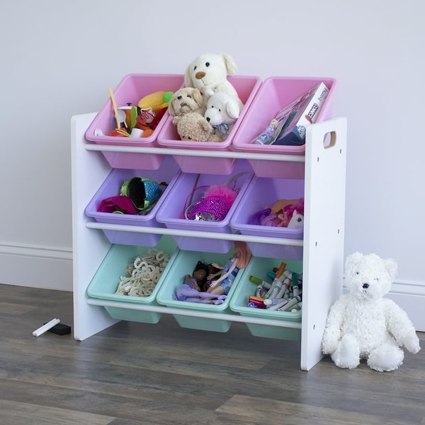 Multi colored deals toy storage bins