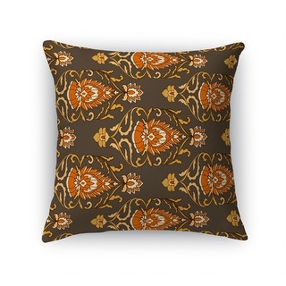 MIRANDA CHARCOAL & ORANGE Accent Pillow By Kavka Designs - Bed Bath ...