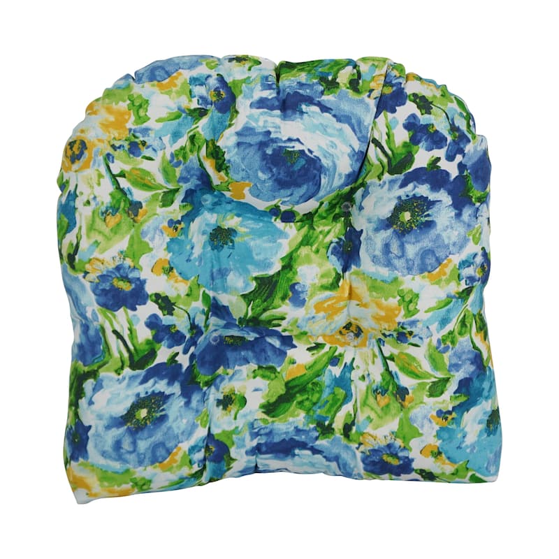 19-inch Rounded Back Indoor/Outdoor Chair Cushions (Set of 2)