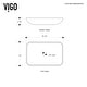 preview thumbnail 8 of 21, VIGO Donatello 18"L x 13"W x 4"H Glass Rectangular Vessel Bathroom Sink