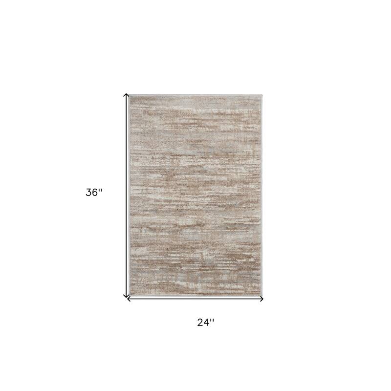 Buke Power Loomed Abstract Modern Non Skid Stain Resistant Low Pile Area Rug By HomeRoots