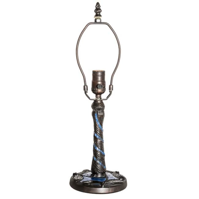 Meyda Tiffany 37754 Twisted Fly 18" Tall Lamp Base - Mahogany Bronze