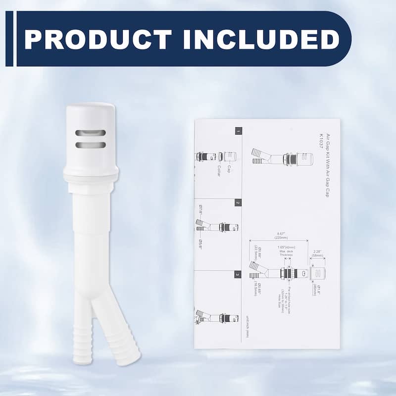 WOWOW Dishwasher Air Gap Cover for Kitchen Sink