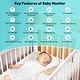 preview thumbnail 2 of 3, Simyke Smart Baby Monitor - 1080P HD Camera, Smartwatch Connectivity - White