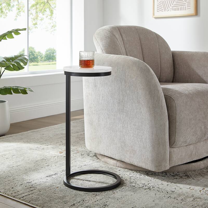 Cerro Round Metal Accent Table