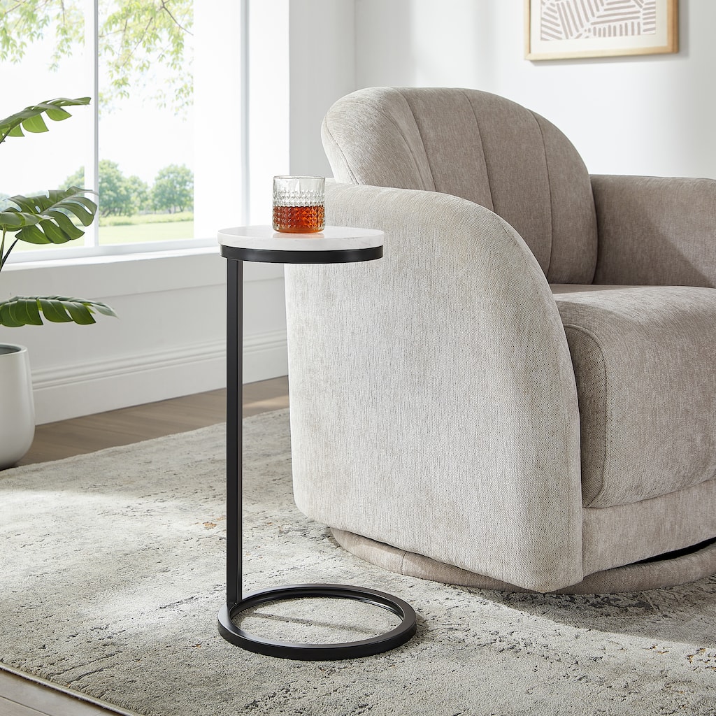 Cerro Round Metal Accent Table