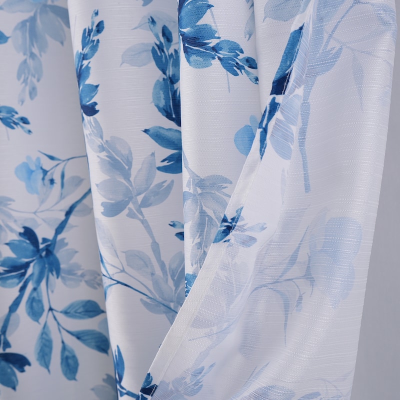 Cedar Flowers Palms Seashells Shower Curtain Collection