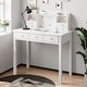 preview thumbnail 8 of 6, Computer Desk Home Office Desk Writing Desk 7 Drawers