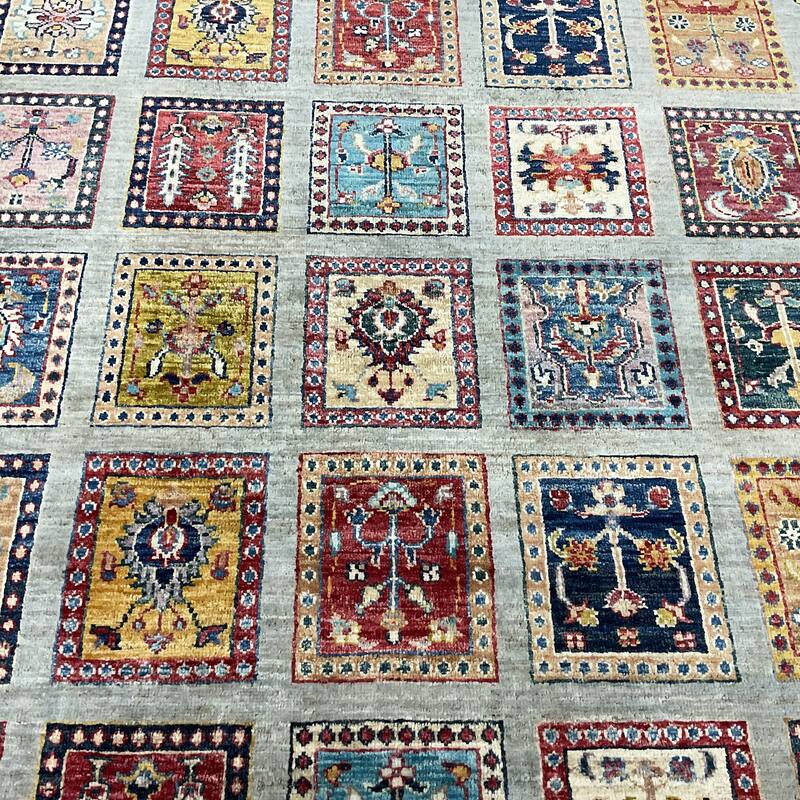 HERAT ORIENTAL Handmade Afghan Mogul Design Wool Rug - 4'10" x 6'