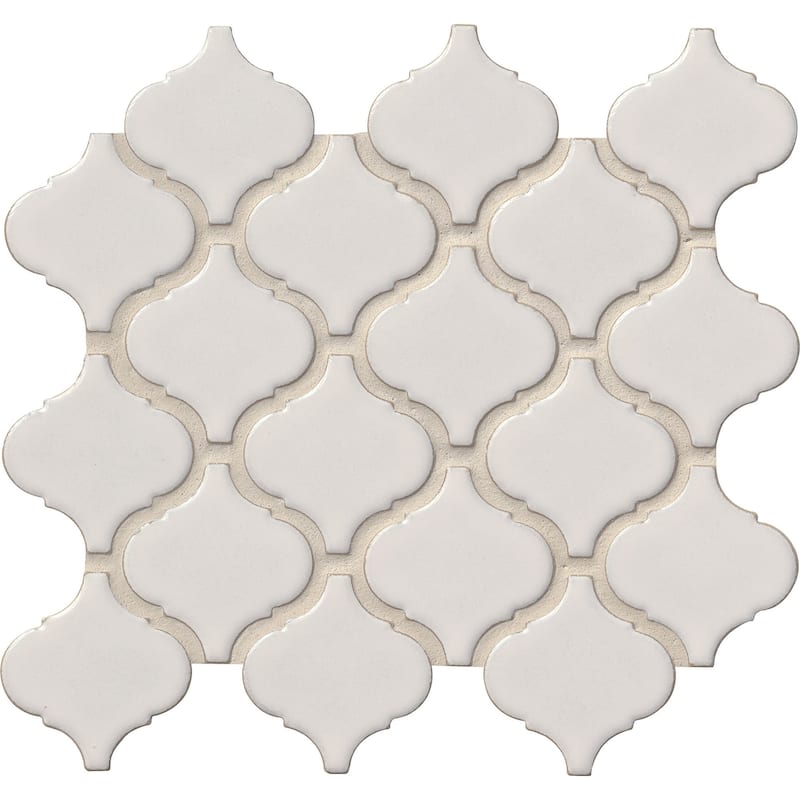 Ackland AKM-P-3X3LNG-CA 12" x 12" Porcelain Arabesque/Baroque Mosaic - Marabella - Marabella