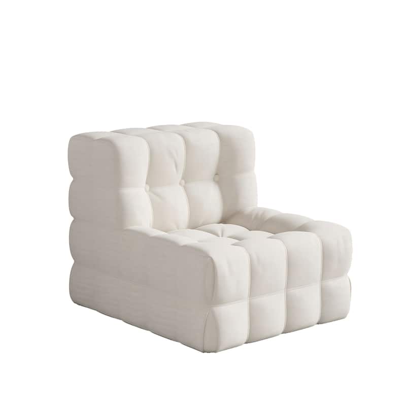JASIWAY Modern Corduroy Fabric Upholstered Sofa
