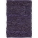 preview thumbnail 98 of 110, Chapra Hand Woven Chunky Jute Area Rug 2' x 3' - Purple - Rectangle