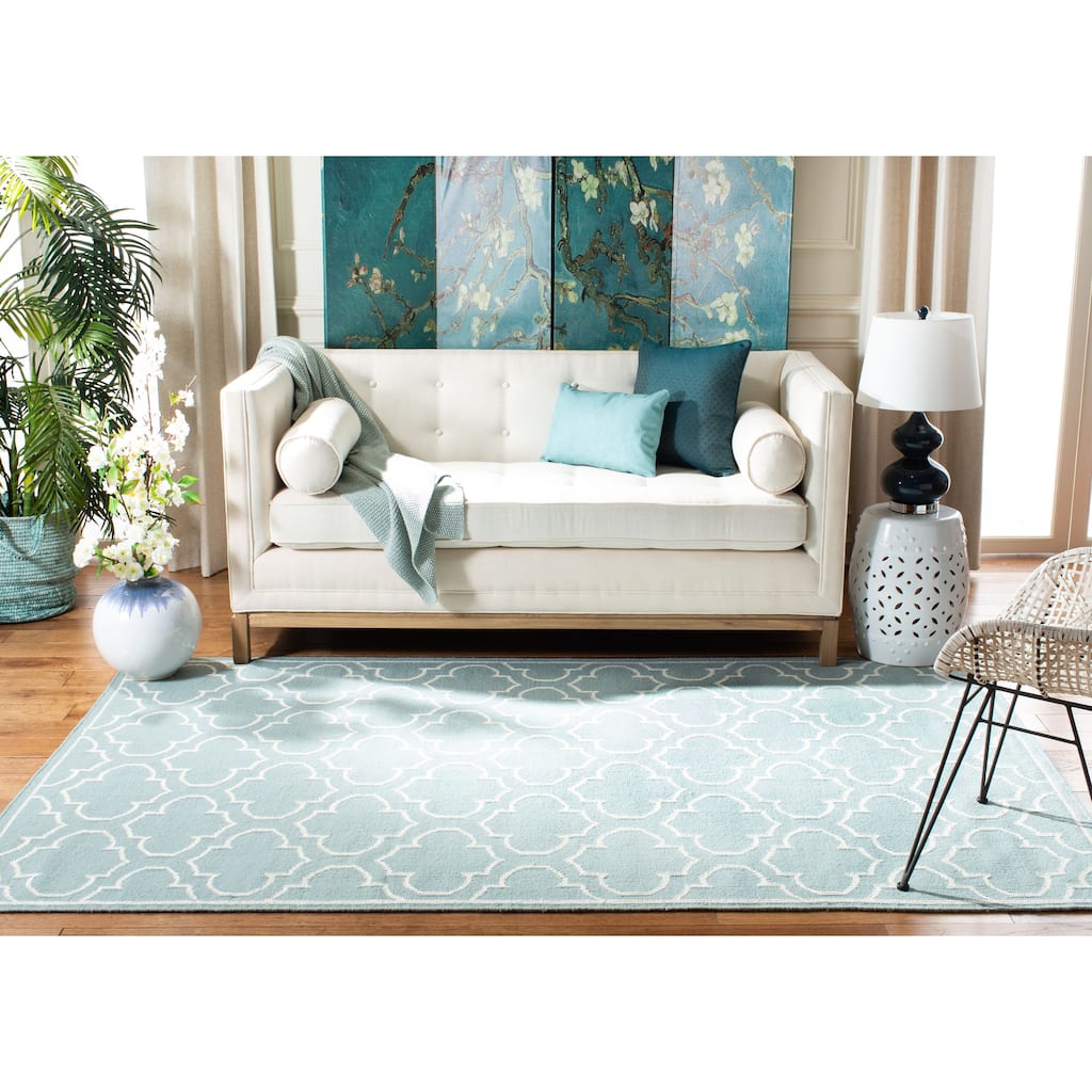 SAFAVIEH, Handmade Flatweave Dhurries Maga Modern Moroccan Wool Rug