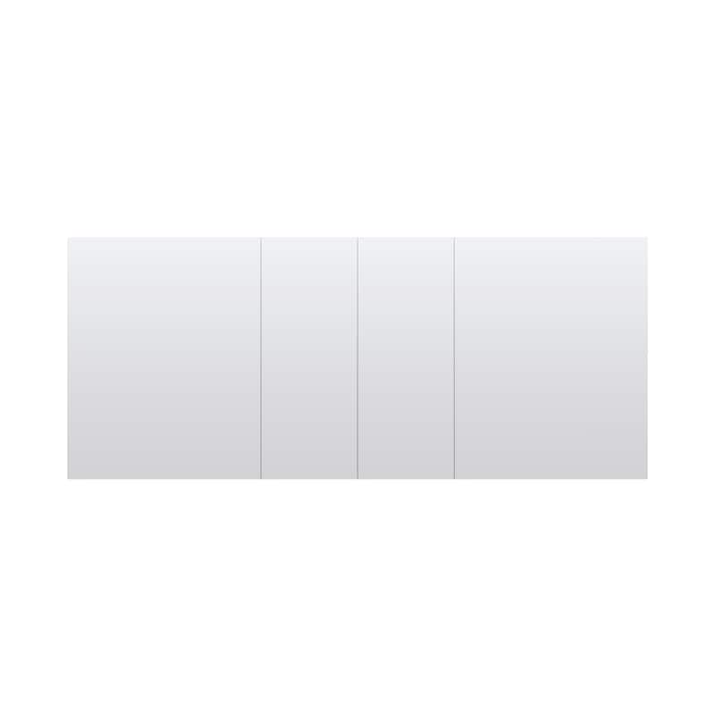 30'H Bathroom Recessed or Surface Wall Mount Medicine Cabinet With Adjustable Glass Shelves