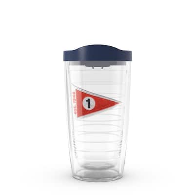 Tervis First Hole 46 Made in USA Double Walled Insulated Travel Tumbler, First Hole - Navy Lid