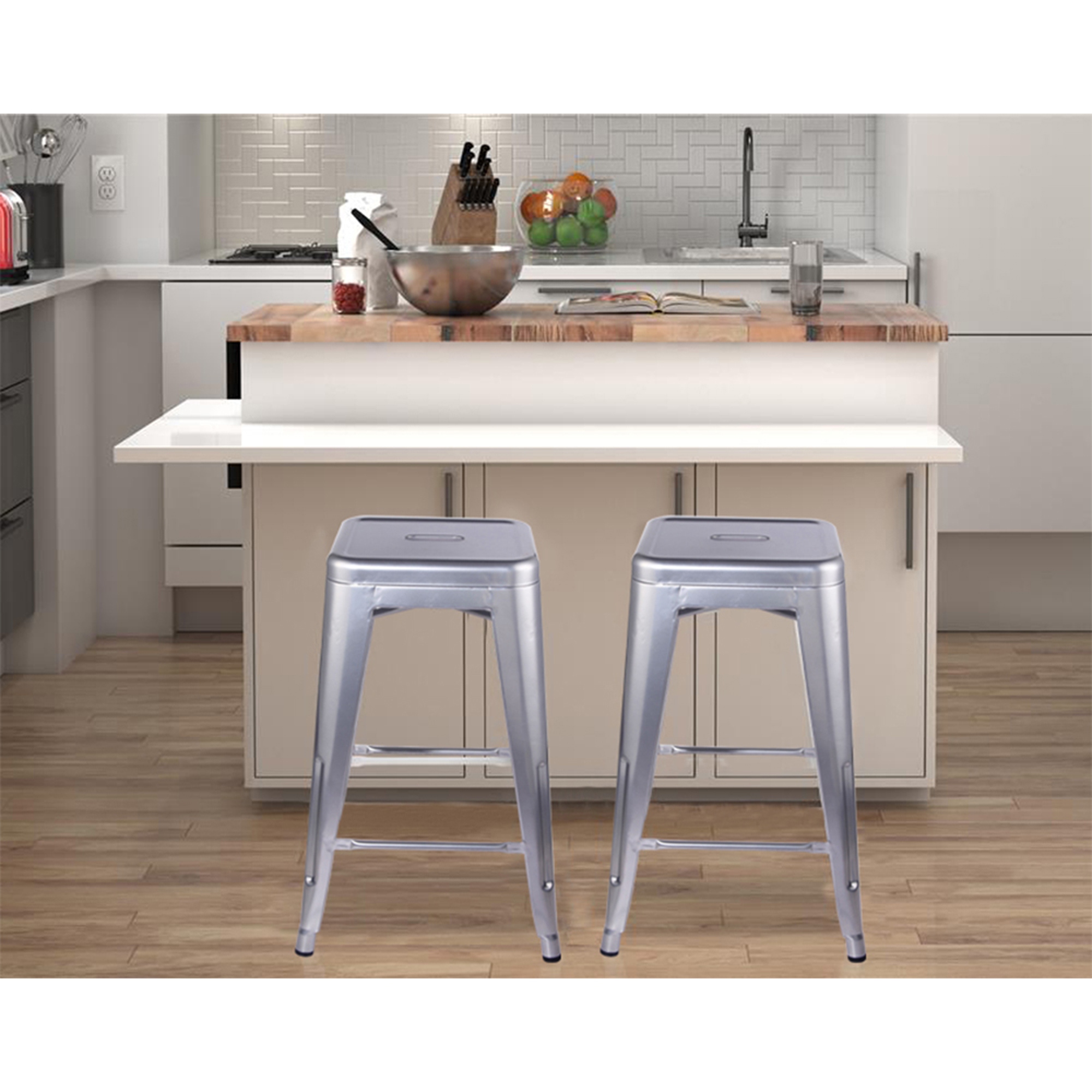 24 metal store counter stools