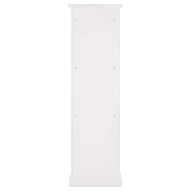 SAFAVIEH Romaine 6 Shelf 2 Hook Bottom Storage Hall Tree - 20" W x 16" D x 68" H - 20Wx16Dx68H