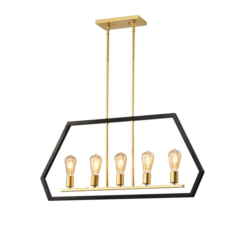 Maxax 5 - Light Kitchen Island Linear Pendant
