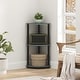 preview thumbnail 5 of 14, Furinno Turn-N-Tube 3-Tier Corner Display Rack Multipurpose Shelving Unit