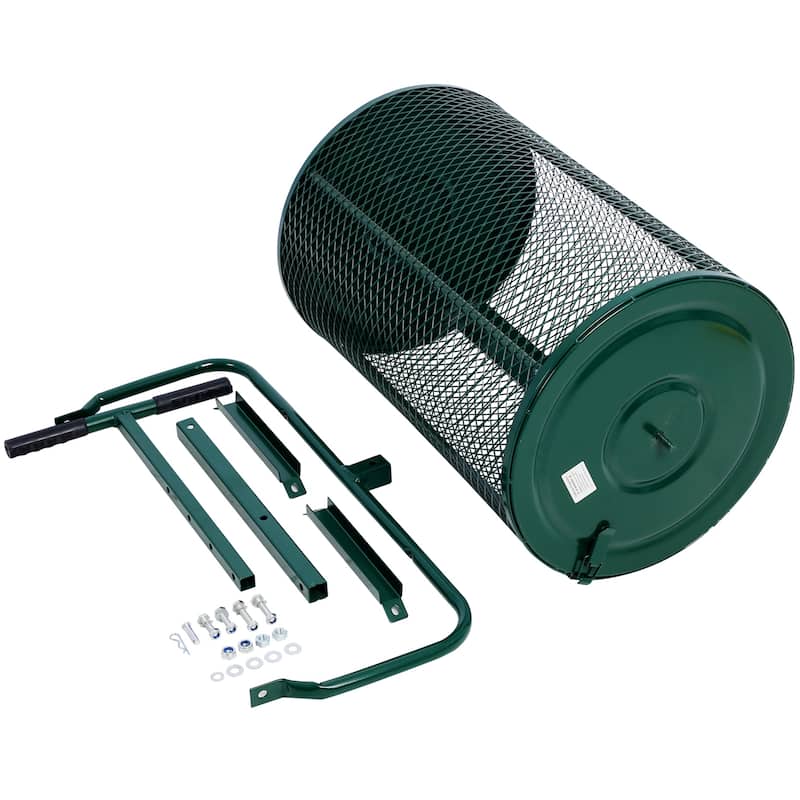 Peat Moss Spreader 24inch,Compost Spreader Metal Mesh,T shaped Handle - Bed Bath & Beyond - 37259378