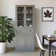 preview thumbnail 2 of 25, VEIKOUS 72 in. H Kitchen Storage Pantry Cabinet Closet with Doors and Adjustable Shelves Grey