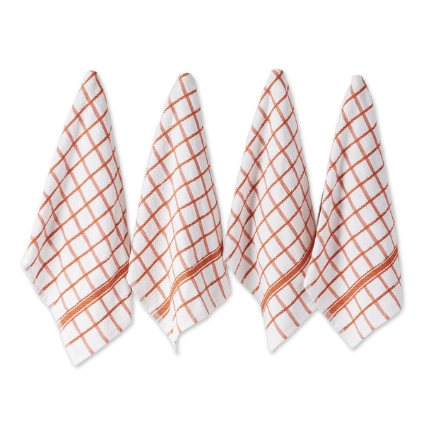 slide 2 of 44, DII Artichoke Windowpane Terry Dishtowel (Set of 4) Spice