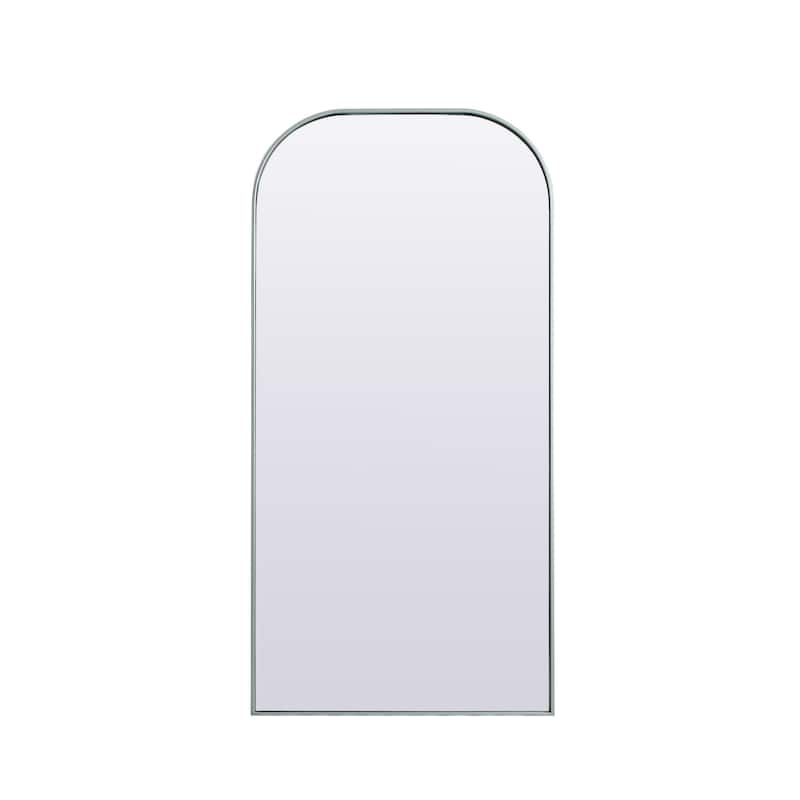 Elegant Lighting MR1B3266 Blaire 32" W x 66" H Modern Arched Bathroom - Silver