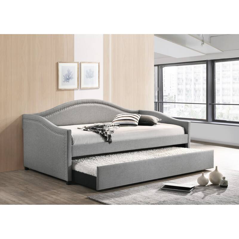 Clanton Upholstered Daybed with Trundle