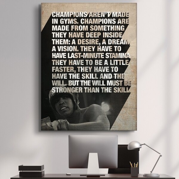 IKONICK Muhammad Ali - Champions Canvas Art