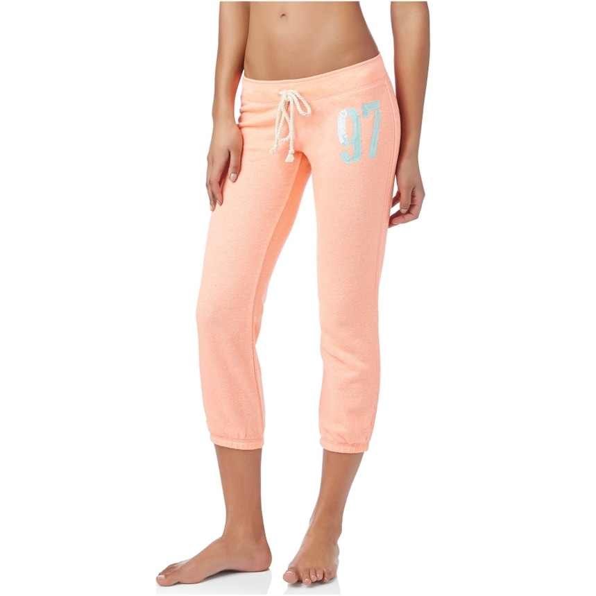 womens orange sweatpants