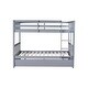 preview thumbnail 8 of 34, Aesthetic Full Over Full Wood Kids Bunk Bed with Trundle,Guardrail