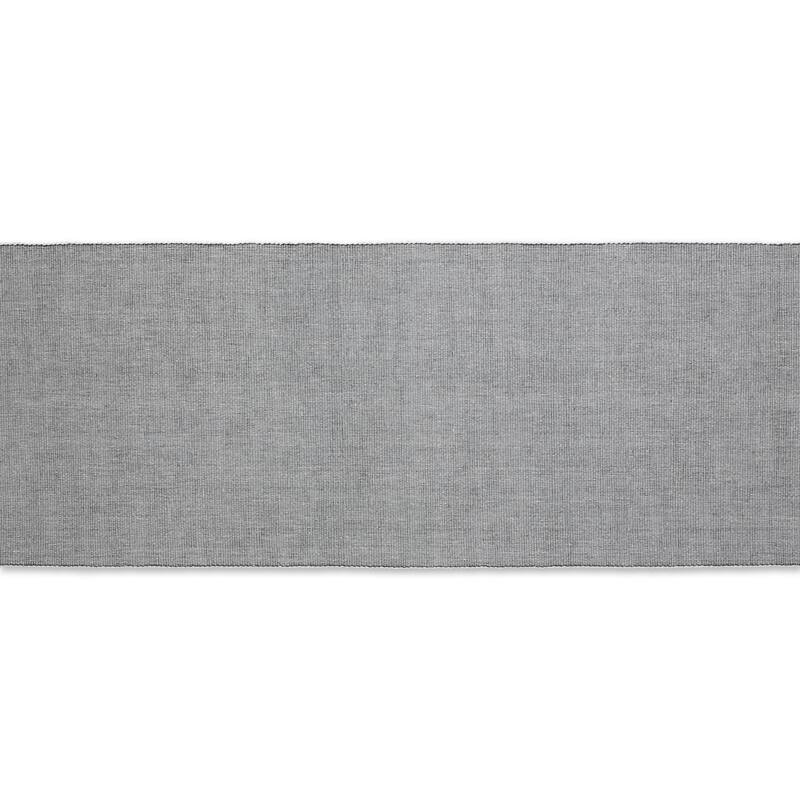 DII Mineral Eco-Friendly Chambray Fine Ribbed Table Runner 13x72 inches