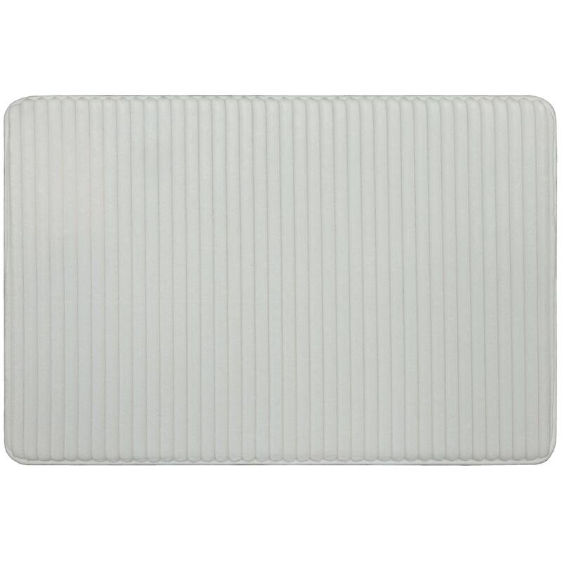 Mohawk Home Roswell Ribbed Bath Mat - 1' 5" x 2' - Artic White
