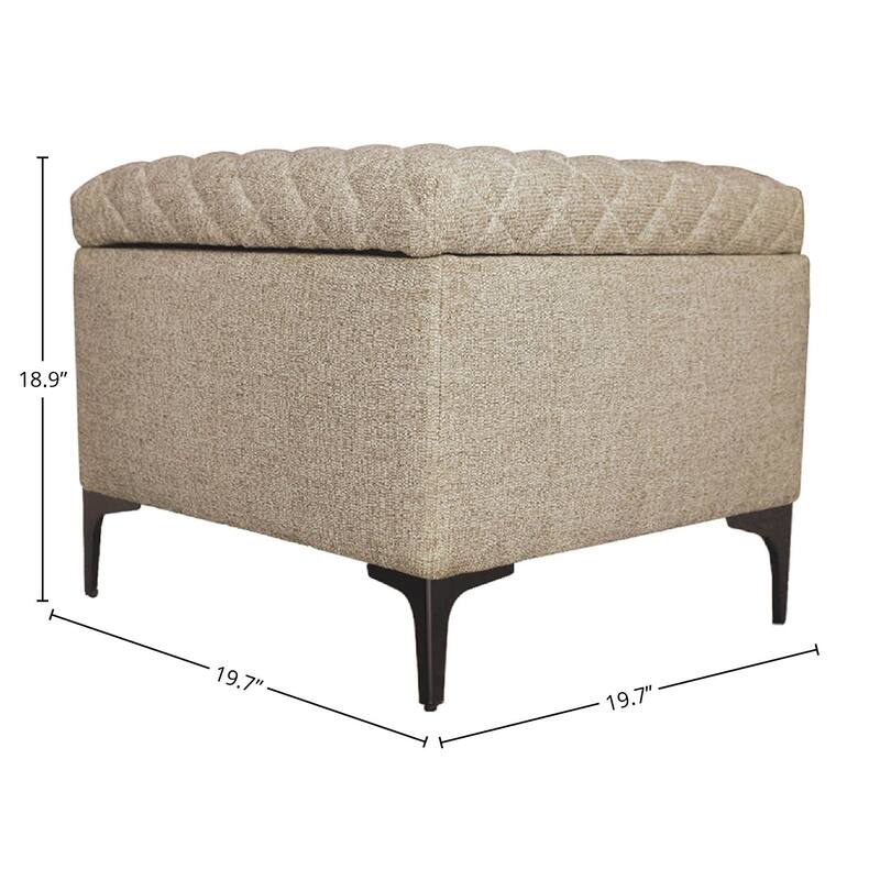 Continenta Upholstered Storage Ottoman