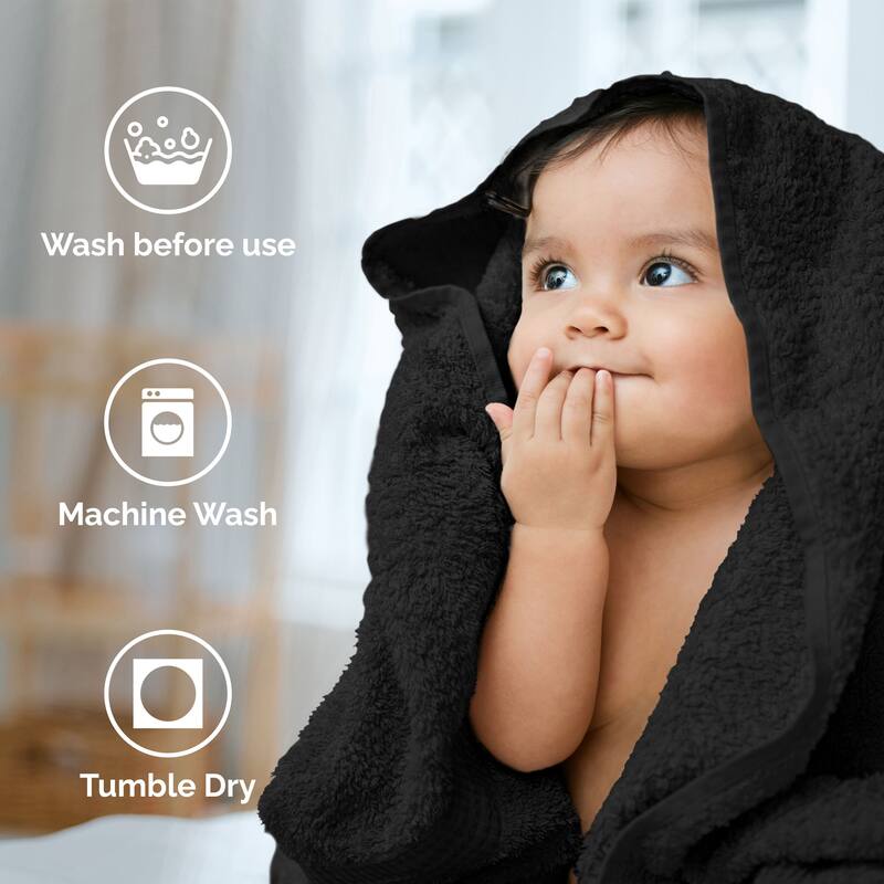 Superior Miami 100% Cotton 6-Piece Towel Set - Lightweight & Quick Drying