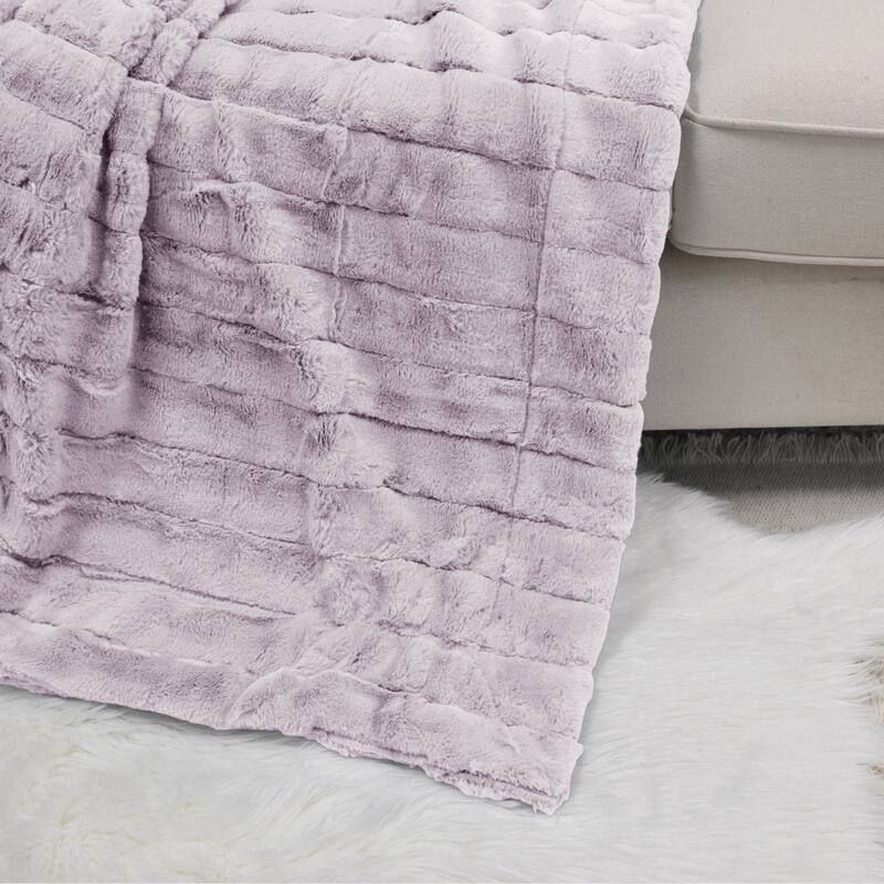 Supermink Decorative Fauxfur Throw 50'' x 60''