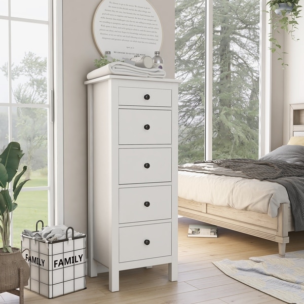 Furniture of America Wal Farmhouse 5-drawer Storage Chest. Opens flyout.