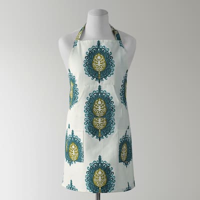 Exclusive Fabrics Mayan Printed Cotton Apron - 27 X 34